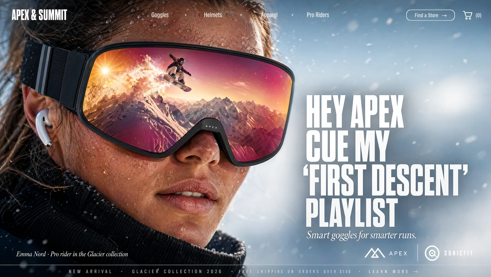 Product campaign visual